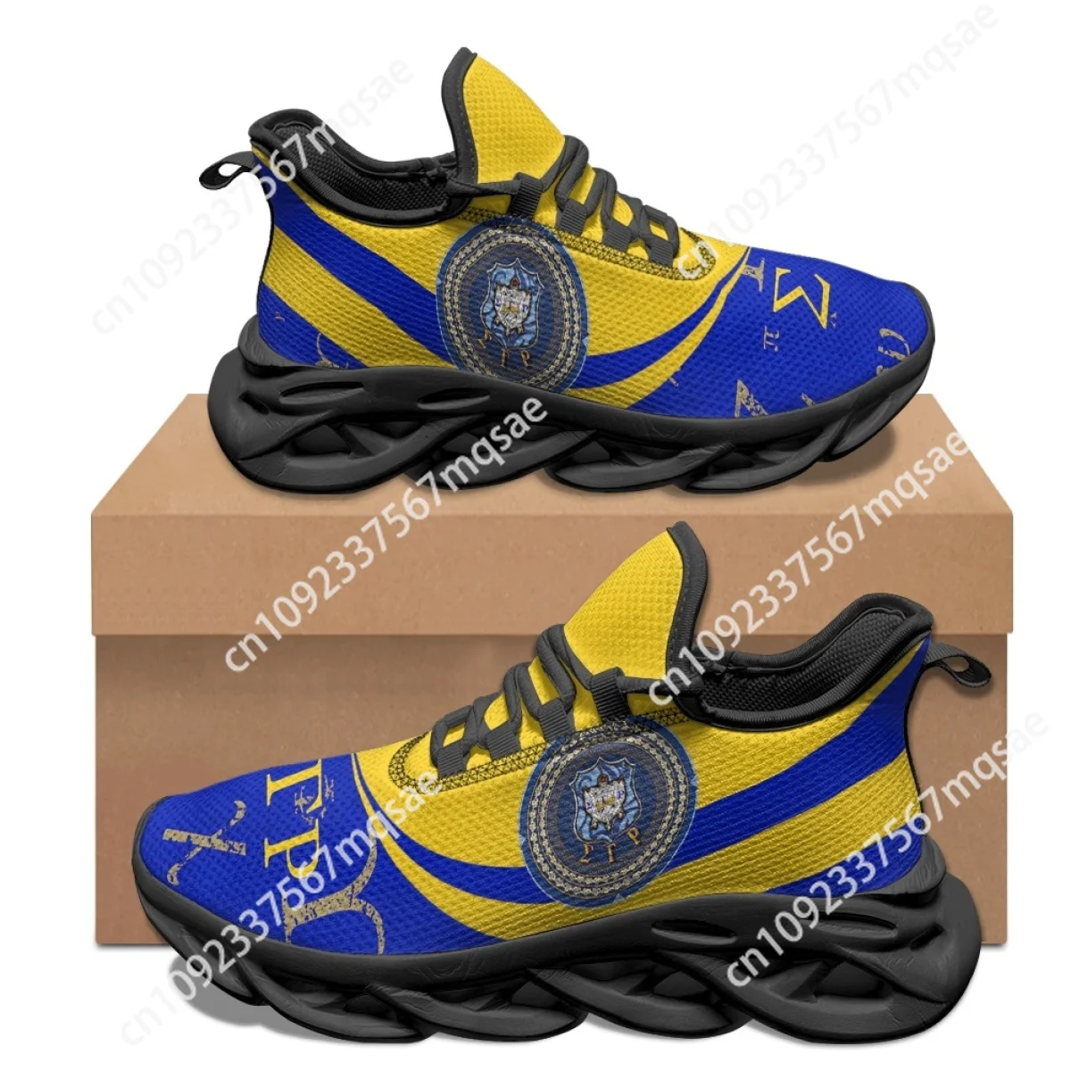 Sigma Gamma Rho Comfortable Elegant Female Sneakers Breathable Lightweight Mesh Flats Non-Slip Outdoor Casual Running Shoes Gift