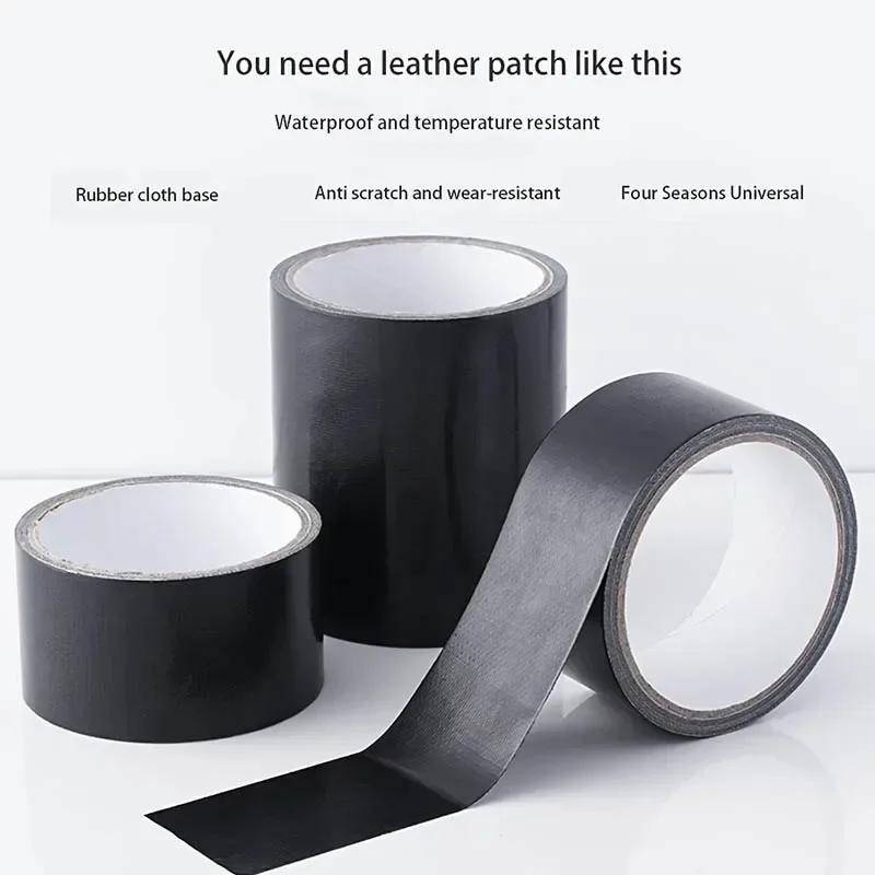 Black Cloth-based Adhesive Tape Is Used For Cushion Repair Leather Seat Sofa Leak Repair Leather Wear-resistant Repair Tape image 6