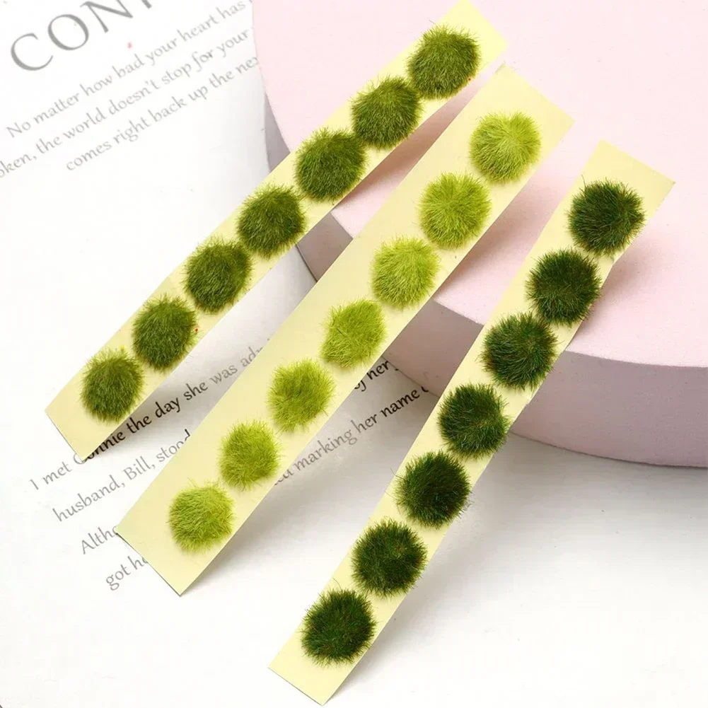 Simulation Miniature Flowers Grass Tufts Model For HO Train Railway Building Garden Scene Decoration Materials Diorama Kits