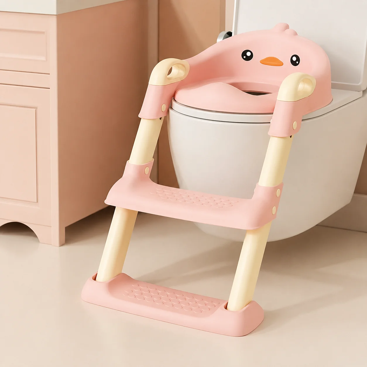 

Multi-functional Toilet Stepped Children's Toilet Foldable Storage Foot Stool Boy Girl Baby Toilet Training Kids WC with Ladder