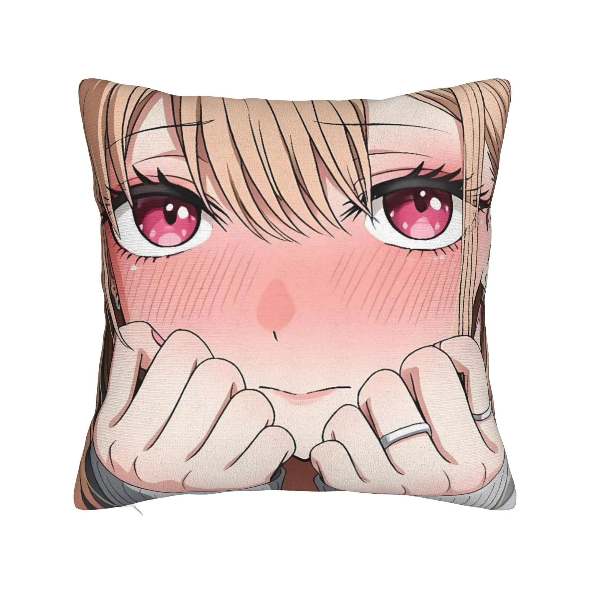 Marin Kitagawa Pillow Case  Soft Pillow Cover Cute Funny Pillowcases For Office Car Home Decor