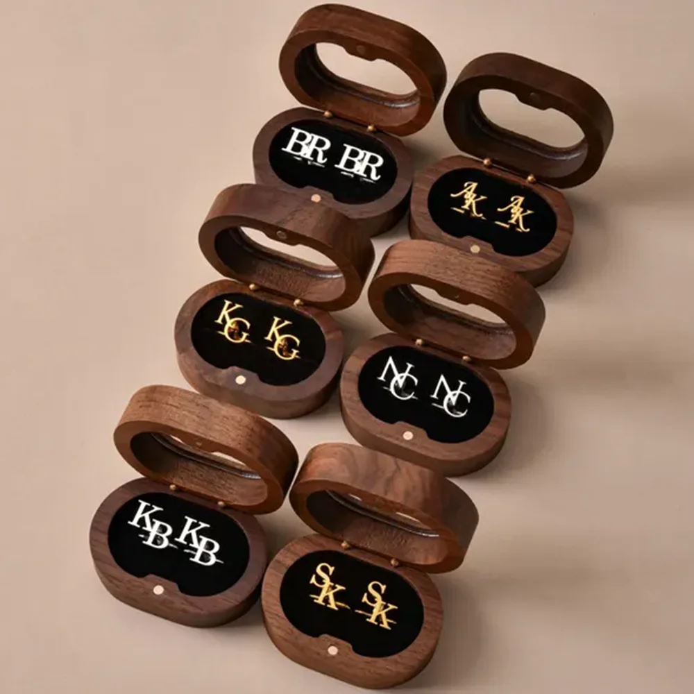 Customize The First Cufflinks, Personalized Stainless Steel Name Cufflinks, The Best Father's Day Gift, Groomsman Gift