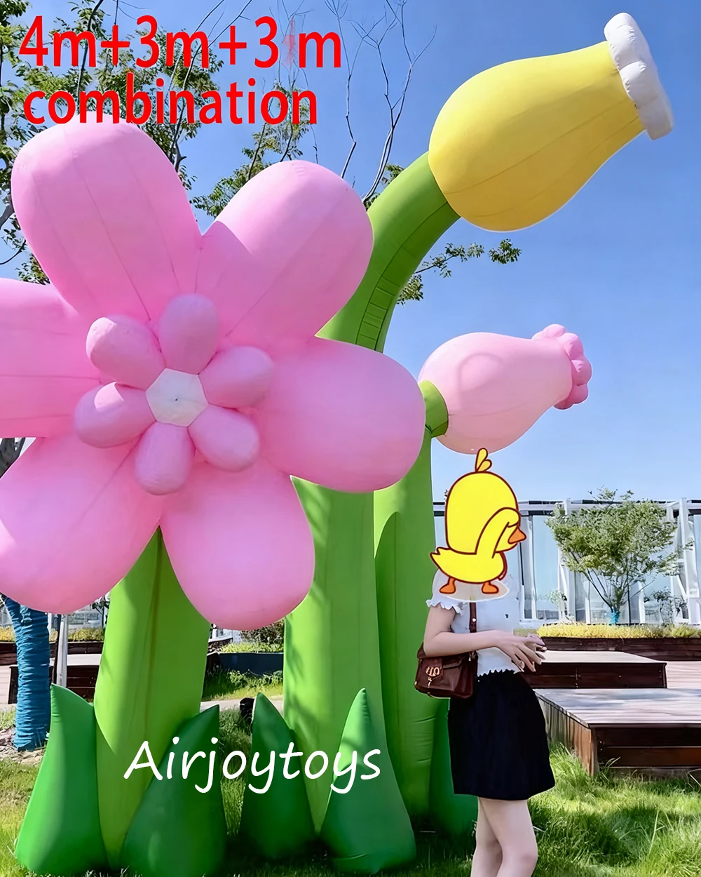 Inflatable snowflake air mold Christmas hanging lights mall atrium bar party event tour stage props