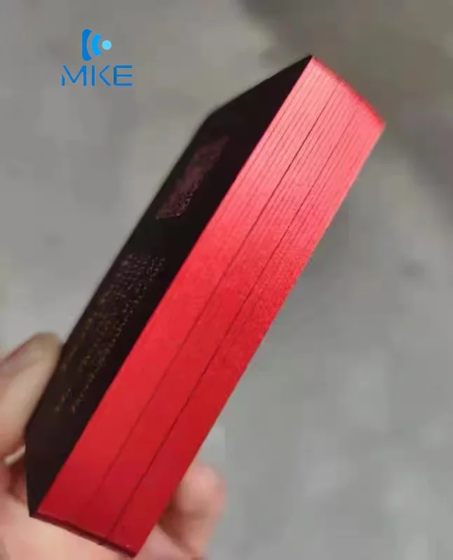 

Красочные карты Бумажная фольга Край квадратных бумажных карточек