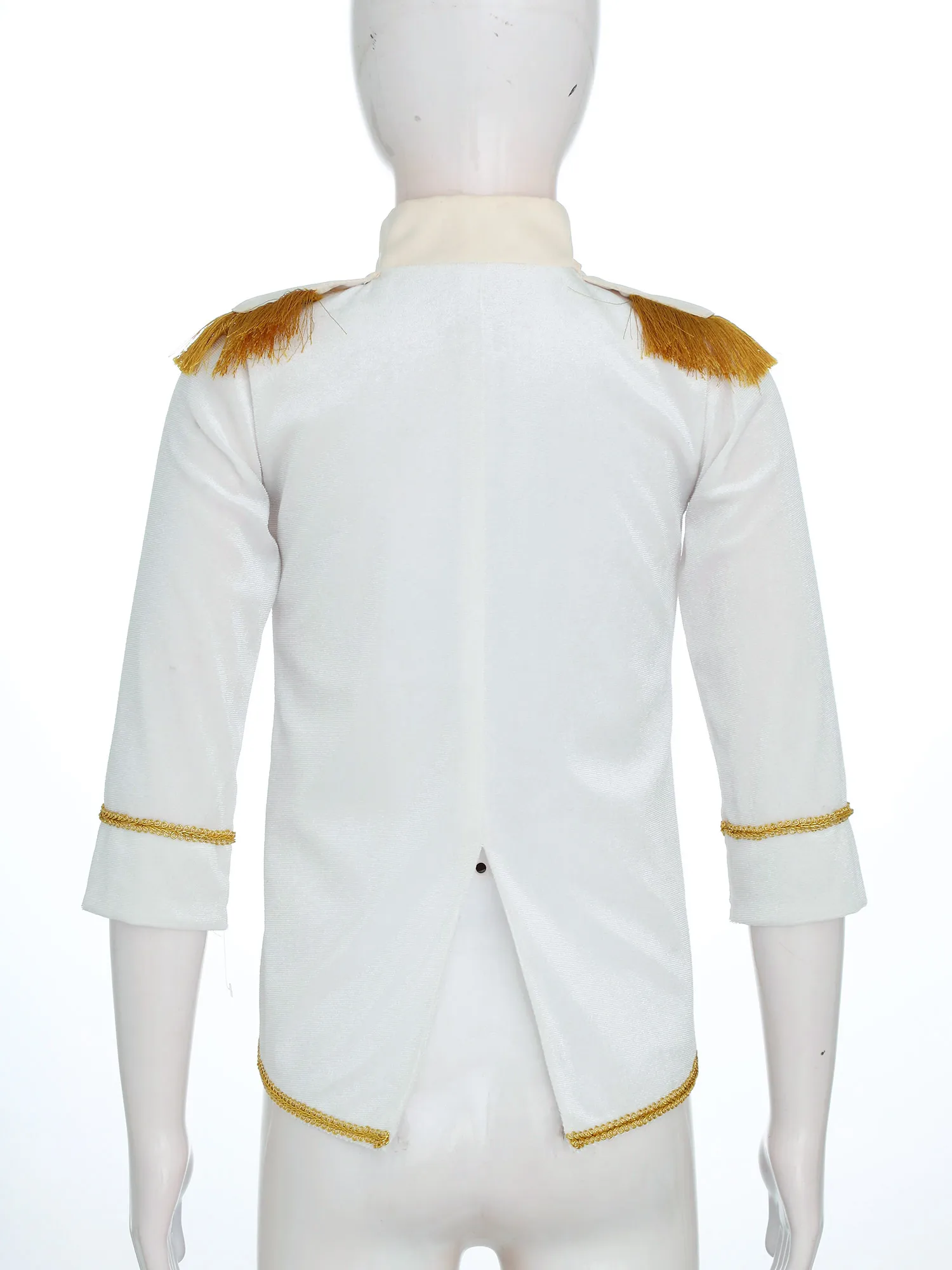 Costume de Prince pour garçons, veste à manches longues, frange, gland, LYus, Ringmaster, manteau, cour royale, queue-de-pie, Halloween Cosplay, habillage