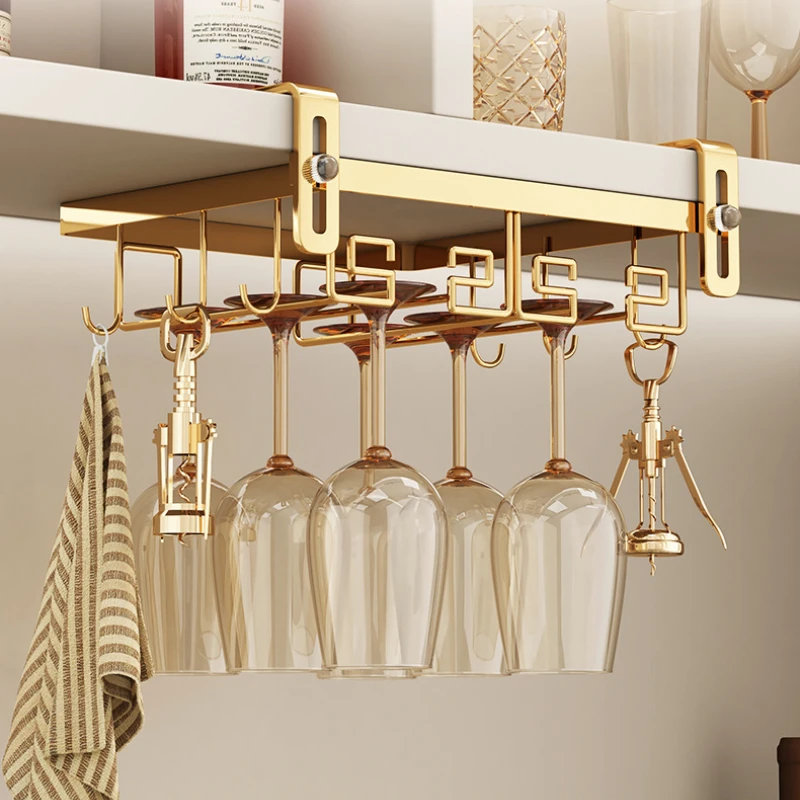 炭素鋼ベーキングペイントワイングラスホルダーキャビネットステ - Kitchen Cabinet Baking Organizer のレビューと価格