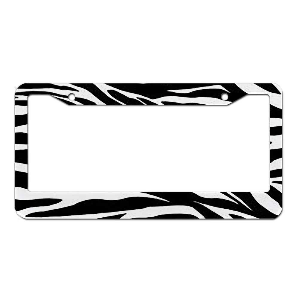 stainless steel Custom Personalized License Plate Frame with Your Own Text for Men Women Car Plate Decoration 1pc