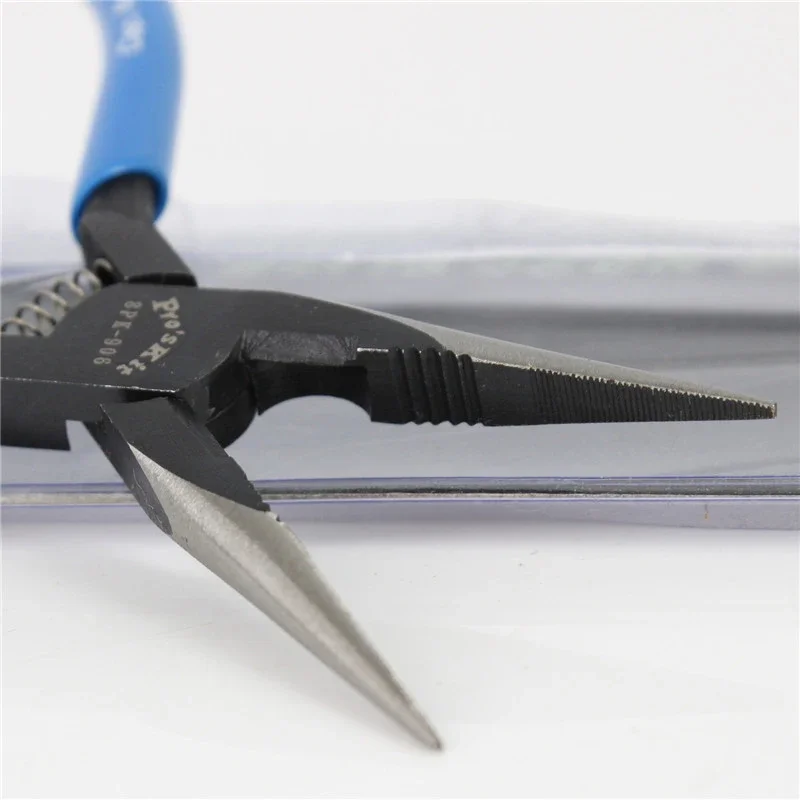 Carbon steel shear wire special needle nose pliers Pro\'skit 8PK-906-C  5.5 inch anti-rust fine tip maintenance electronic pliers