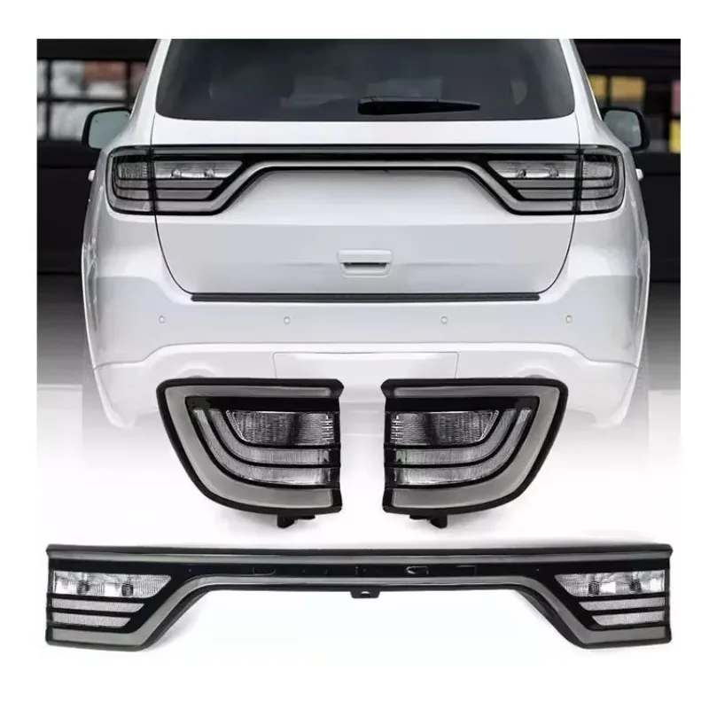

Factory Price Set Tail Lamp Auto Rear Break Light Kit Back Lights Smoke Gray for DODGEs DURANGO 2014 - 2020 USA Type