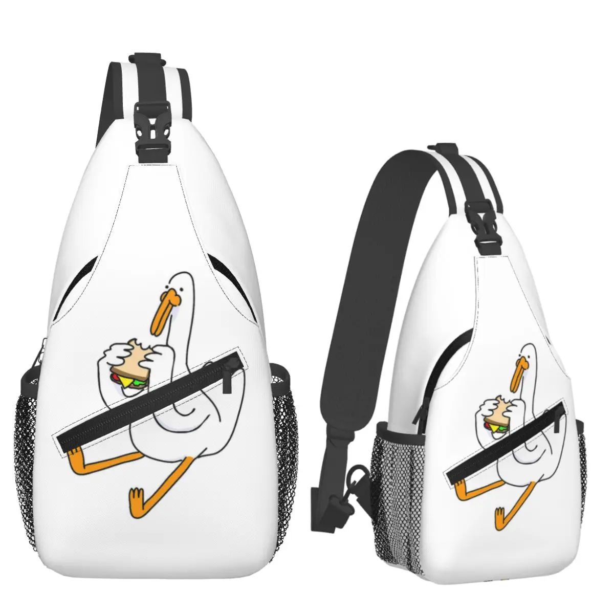 

Сэндвич Гусь нагрудная сумка мужской слинг рюкзак через плечо нагрудная сумка дорожный походный рюкзак сумка на плечо