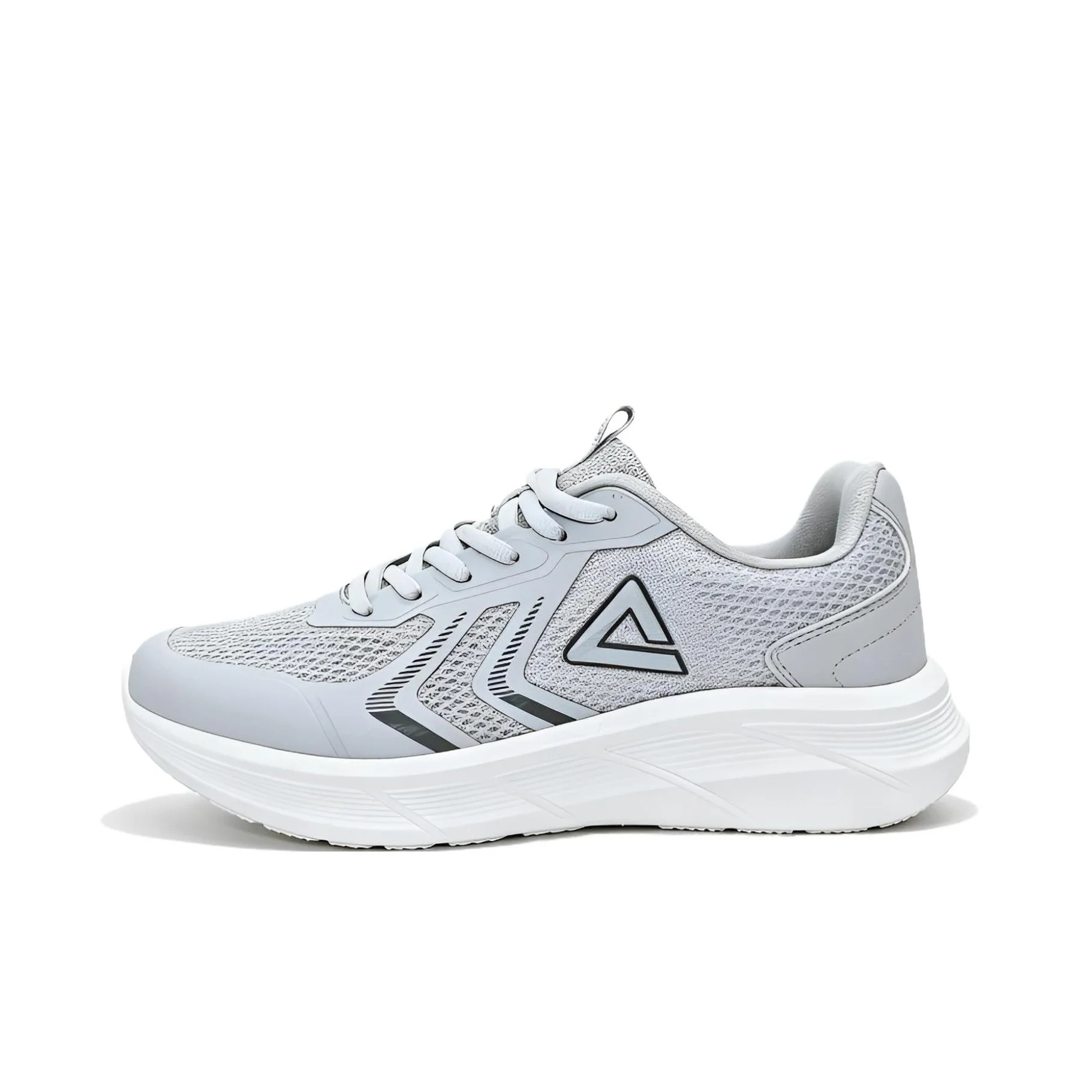 PEAK Taichi 7.0 Running Shoes Women's Low Top Gray White ET263348H