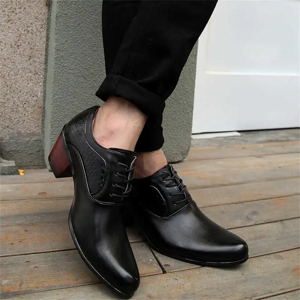 Hight Heels Increases Height Mens Dress Boots Formal Men\'s Shoes Mens Casual Sneakers Sport Unique Shors Models College