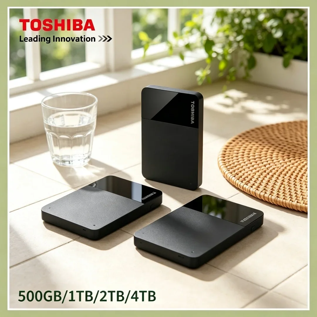 Toshiba 4TB 2TB 1TB 2.5 Inch Hard Disk for Laptop Mac/Android Canvio Ready B3 USB 3.0 Portable External Hard Drive