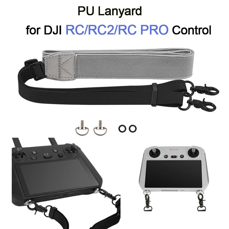 Cordino in PU con tracolla per telecomando schermo DJI RC2/RC PRO/RC per accessorio drone DJI Mavic 3 PRO/Mavic 3/Mavic 3 Classic