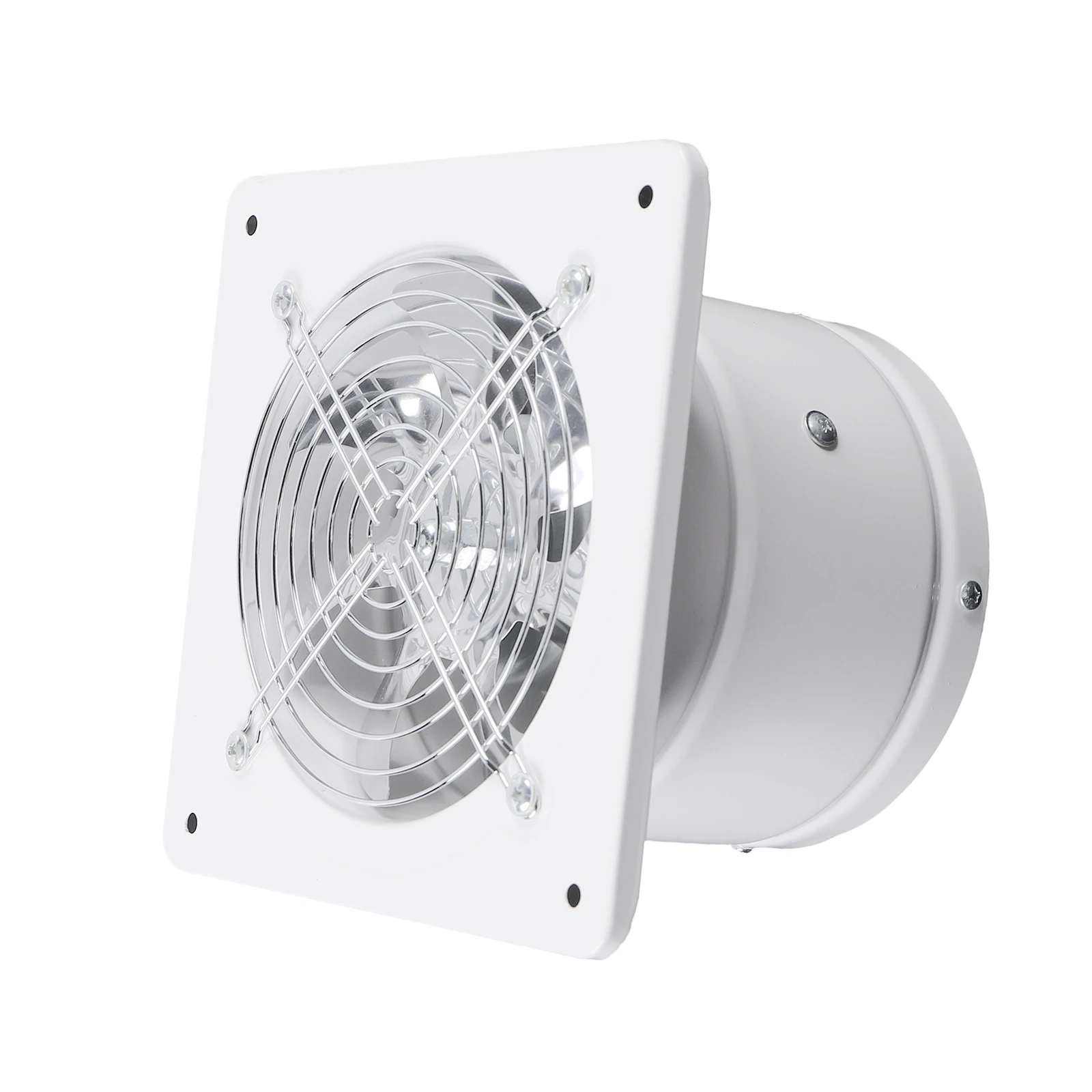 

Bathroom and Kitchen Wall Exhaust Fan Low Noise Window Ventilation 6 Inch Axial Flow Fan High Speed Energy Saving Square