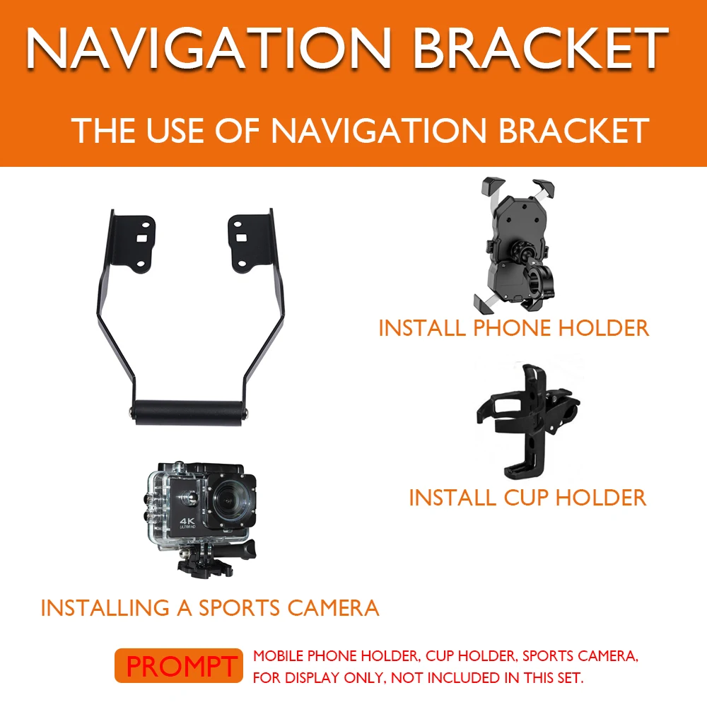 For BMW F750GS F850GS 2018 2019 F750 F850 GS F 750GS 850GS Motorcycle Smartphone Navigation Bracket Holder GPS Mounting Support