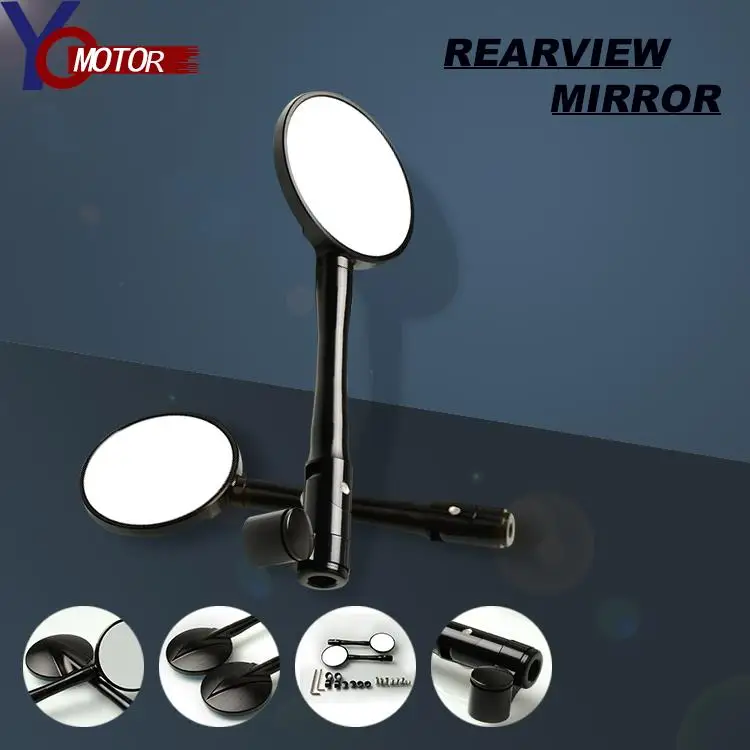 

For Yamaha Suzuki Kawasaki ER- BMW Honda XL1000V XR230 SH Universal Motorcycle Mirrors Motocross Side Rearview Mirrors Dirt Bike