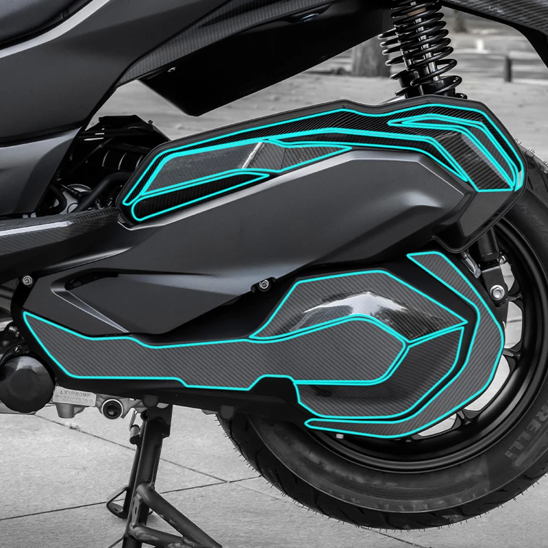 Used For VOGE SR4 MAX Motorcycle Accessories Upgrade Material Carbon Fiber Protective Sticker Body Plastic Parts Area