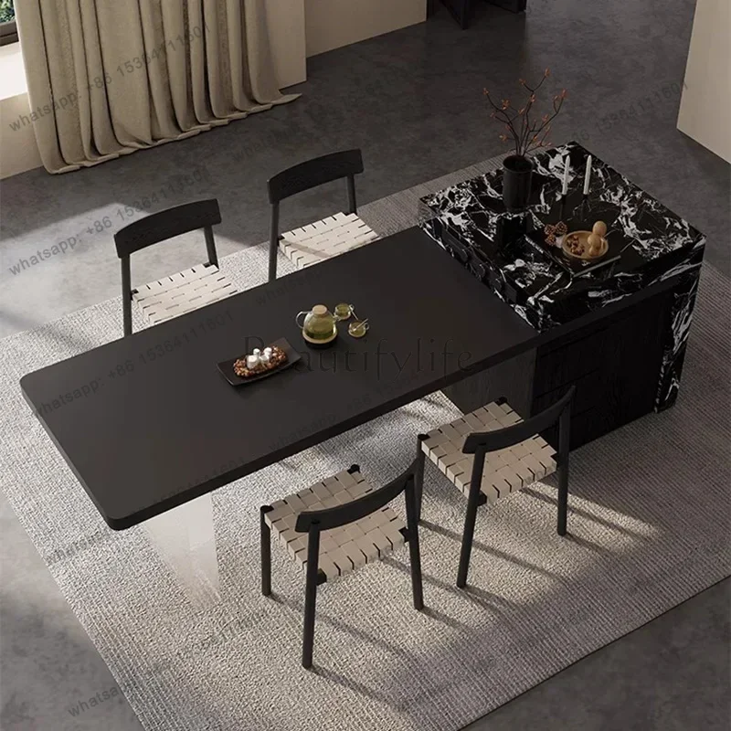 LJY Designer Nordic Dining Table Coffee Conference Console Chairs Dining Table Salon Study Writing Mesas De Comedor Office Furni