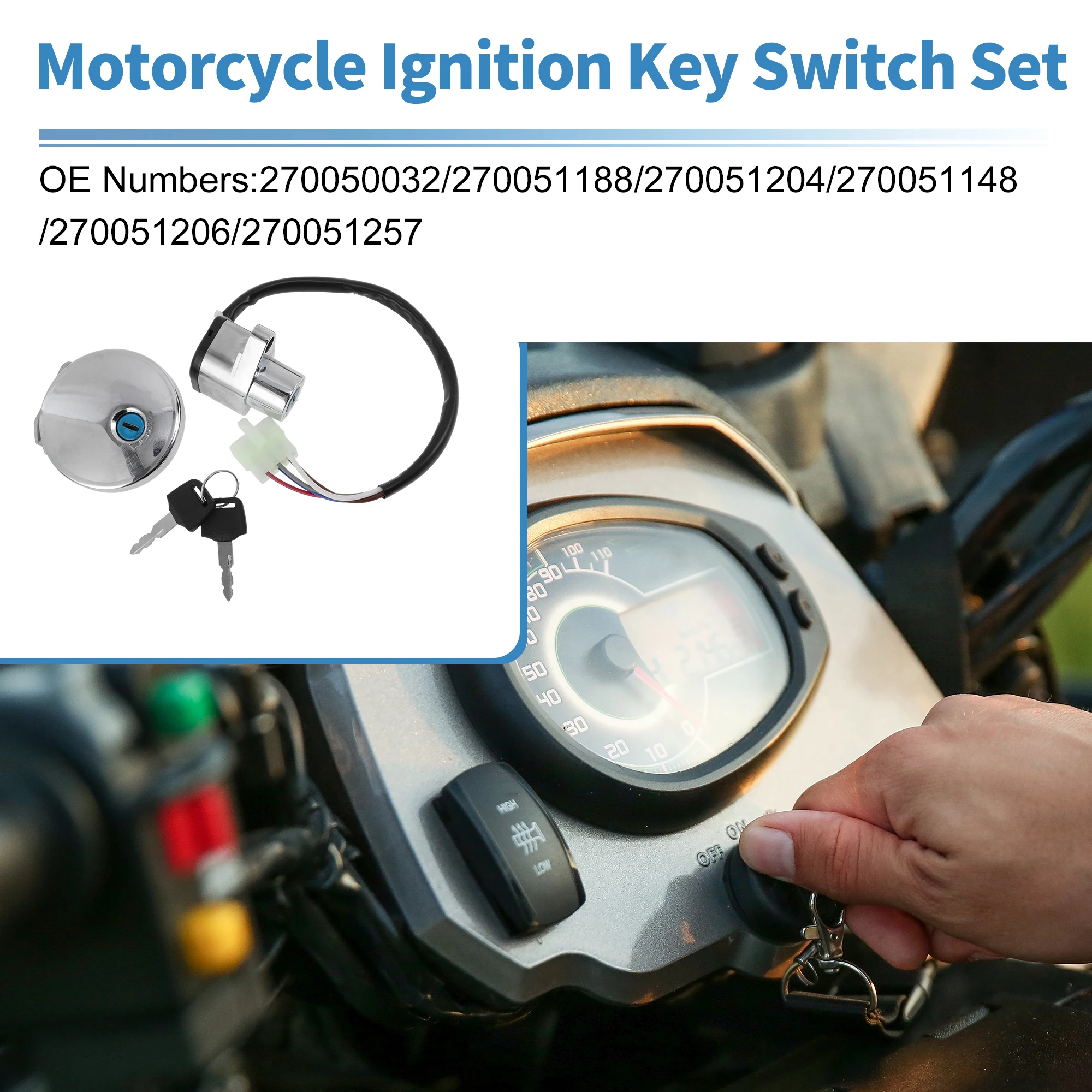 

Замок зажигания UXCELL №270050032 для Kawasaki VULCAN 500 LTD 800 CLASSIC 96-01