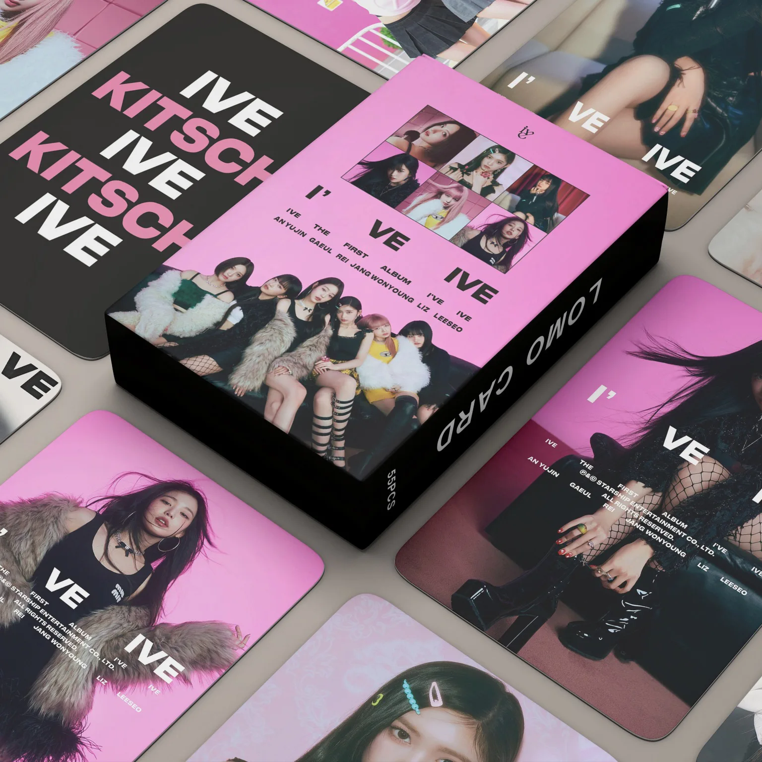 IVE Album Small Card I'VE IVE Card, Zhang Yuan Ying An You Zhen LIZ Celebrity Peripheral Small Card