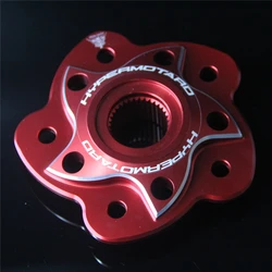 CNC Motorcycle Rear Sprocket Hub Carrier Cover For Ducati Hypermotard 796 / 1100 / 821 / 939 / 950 All Years