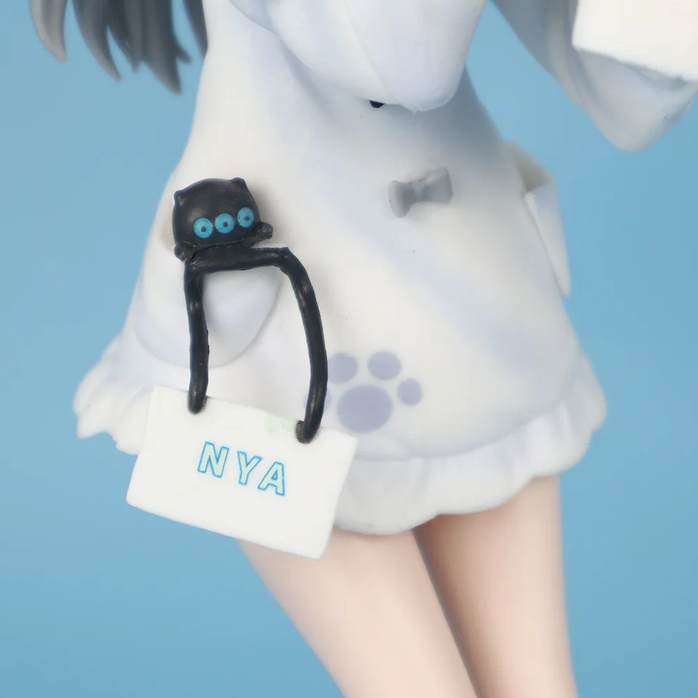 21cm nowy nachoneko Anime rysunek peryferyjny Model z pcv śliczna piękna dziewczyna statua dekoracja stołu ozdoby urodziny prezenty zabawki