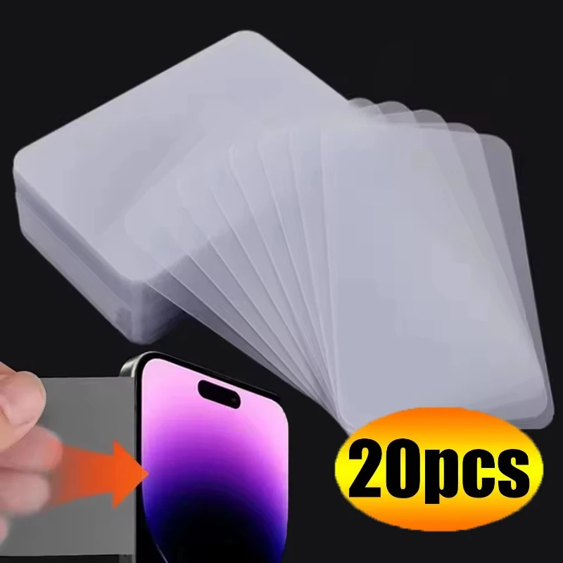 10-20Pcs Ultra Thin Phone Plastic Card Opening Scraper Flexible Screen Pry Removal Tool For Mobile Phone Tablet LCD Repair Kit