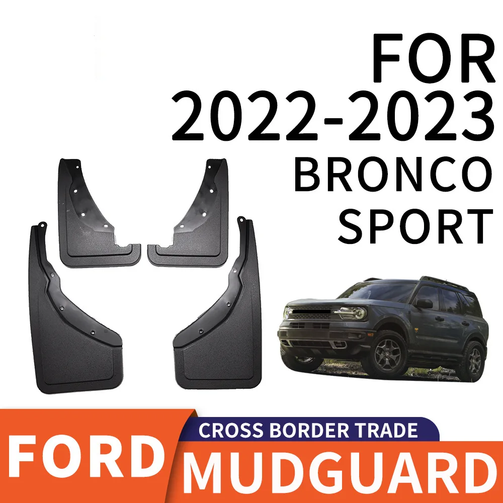 

For 2022-2023 Ford Bronco mudguard Mudflaps Front Rear Flares Splash Guards Cover Car Accessoie