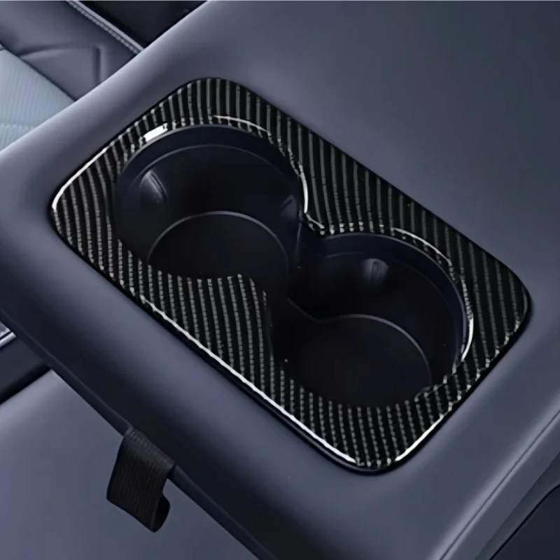ABS Car Rear Drainage Cup Holder Decorative Frame For BYD Leopard 5 Modified Protect Cover Upgrade Accessories