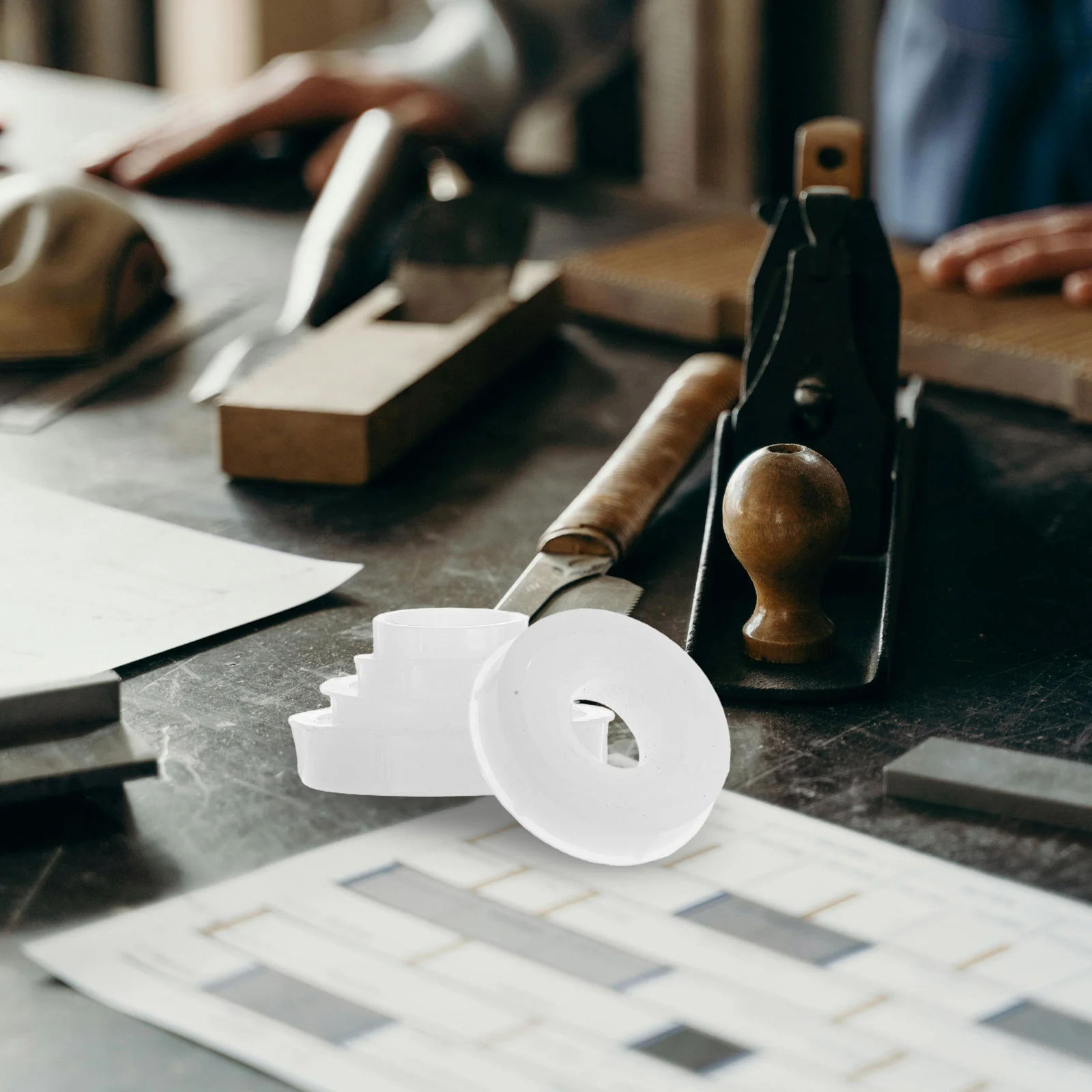 2 Sets Grinding Wheel Reducing Sleeve Adapter Bench Grinder Bushings Kit Reducer Arbor Plastic for Wheels Spacer