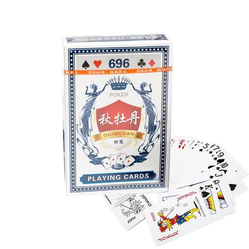 New Pattern Waterproof Adult Playing Cards Game Poker Cards Board Games Cards Poker Cards Easy To Shuffle Family Party Card Game