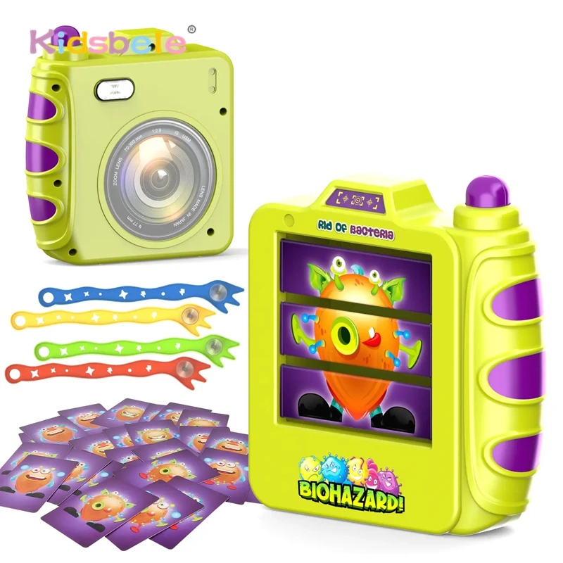 

Family Puzzle Game For 2-4 Players Hunting Monsters Card Toy Brain Hand Eye Training Interesting Matching Game Interactive Toy