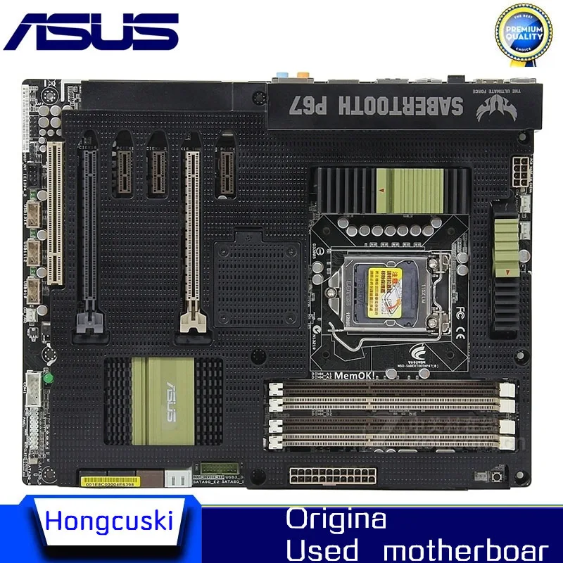 

TUF P67 LGA1155 For ASUS SaberTooth P67 original motherboard DDR3 LGA 1155 boards 32GB USB2,0 USB3.0 SATA3.0 Desktop motherboard