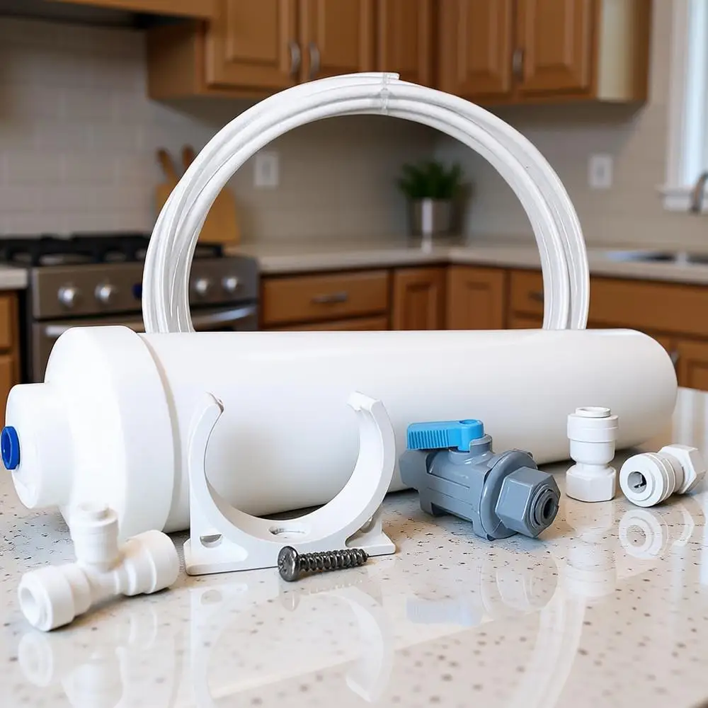 

Water Filter Kit or Ice Makers with 1/4 Tube and T-Connector