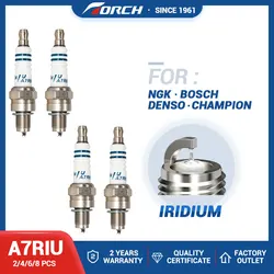 2-8PCS China Original Torch Spark Plug A7RIU Iridium Candles Replace for CR7HSA for Amaha CR90 Honda CB125S Ignition System