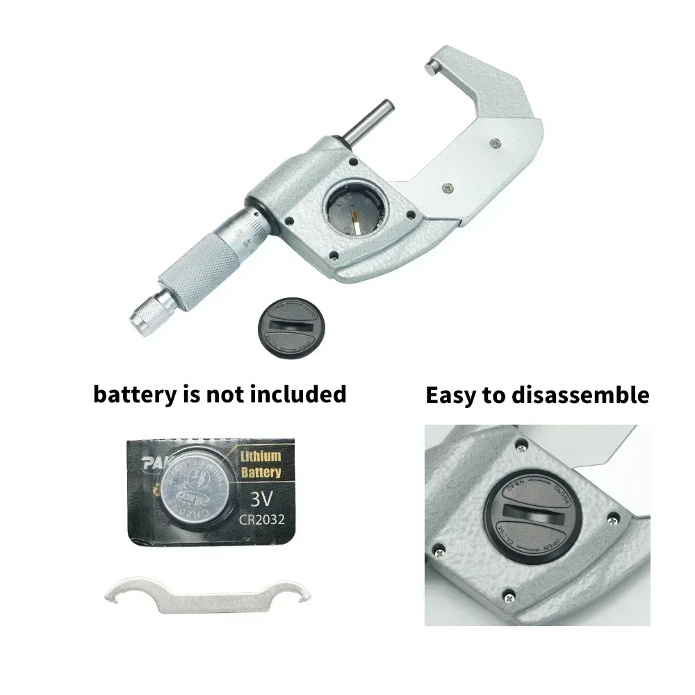 IP 65 Digital Micrometer 0.001 mm Digital Caliper Vernier Gauge Micrometer 25-50 mm Digital Outside Micrometer