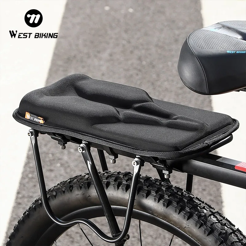 

WEST BIKING Bike Rear Seat Cushion Wear-resistant Anti-slip Bicycle Rear Saddle Cover Cycling Seat MTB Road Bike Accessories