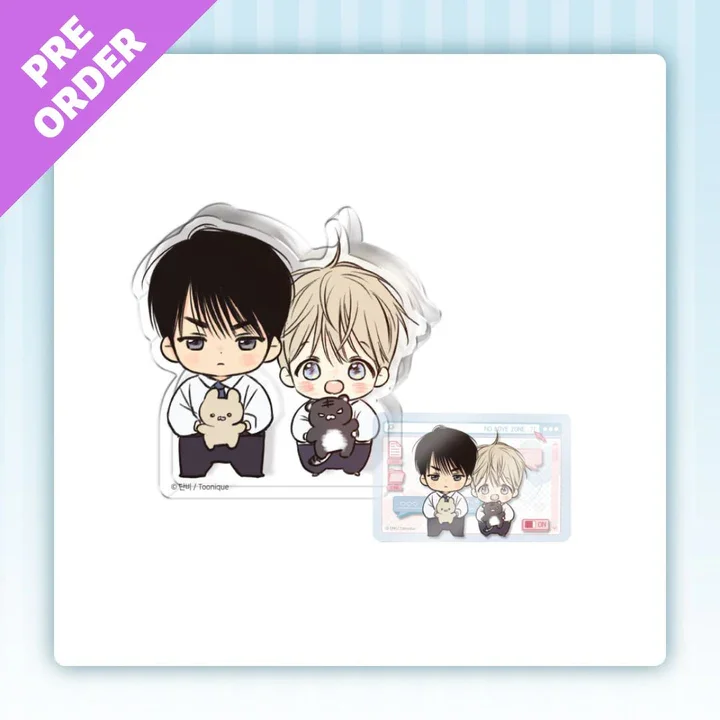 

[Official Original]Korean Manga No Love Zone Jihyuk Eunkyum Mini Acrylic Set Pre-sale