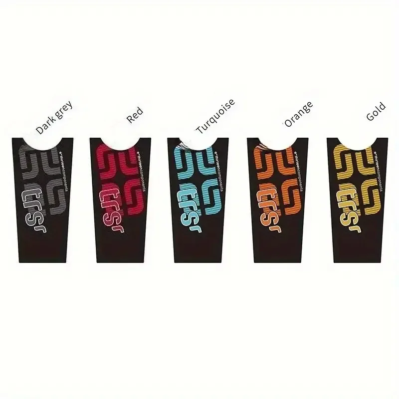 

1SET G LTS-R Bike Stickers Multi-Color (Darkgrey/Red/Turquoise etc.) Design Adhesive Decals for Bicycle Decorative