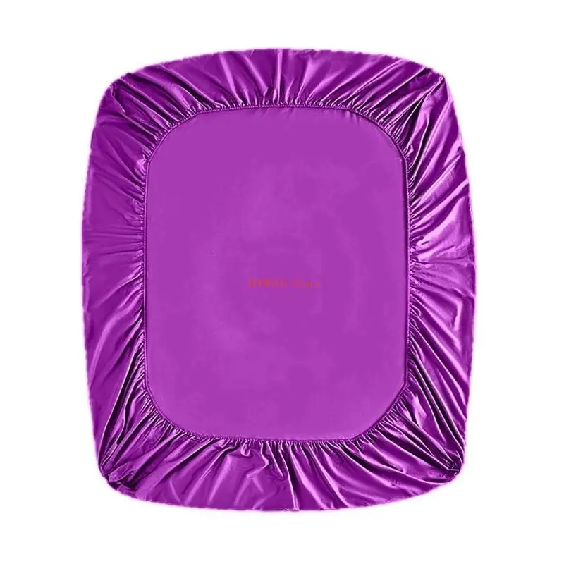 U50F Smooth & Gentle Crib Sheet Polyester & Non irritating Bed Cover Delicate & Pleasant Infant Bedding Breathable Crib Sheet