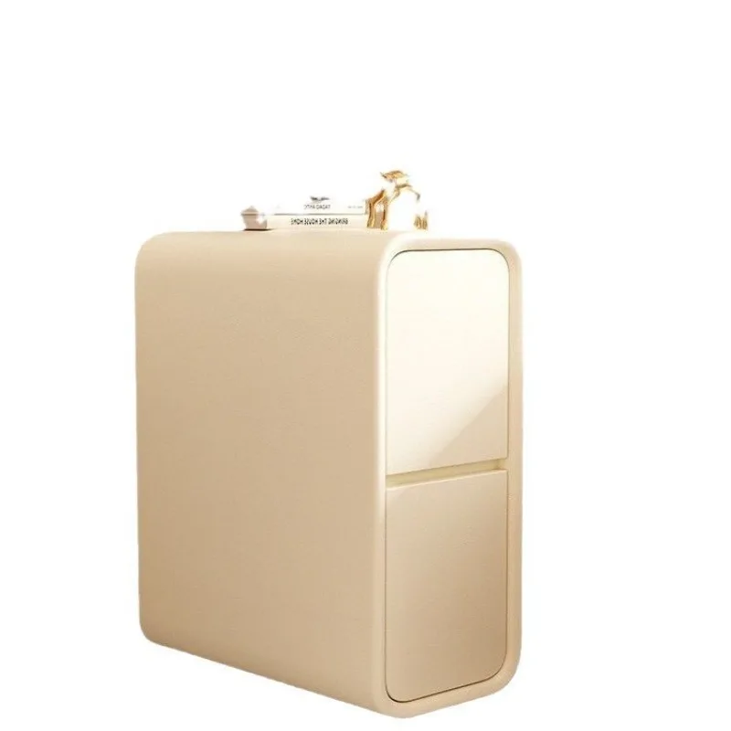

Cream wind extremely narrow bedside table creek cabinet creative light luxury high sense mini solid wood small