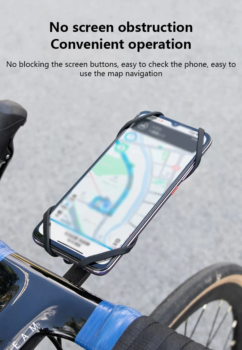 GUB P13 Handy-Fahrradhalterung Fahrrad-Sicherheits-Silikon-Halterung Computer-Handyhalter mit Garmin Bryton Wahoo Ständer – Detail 6