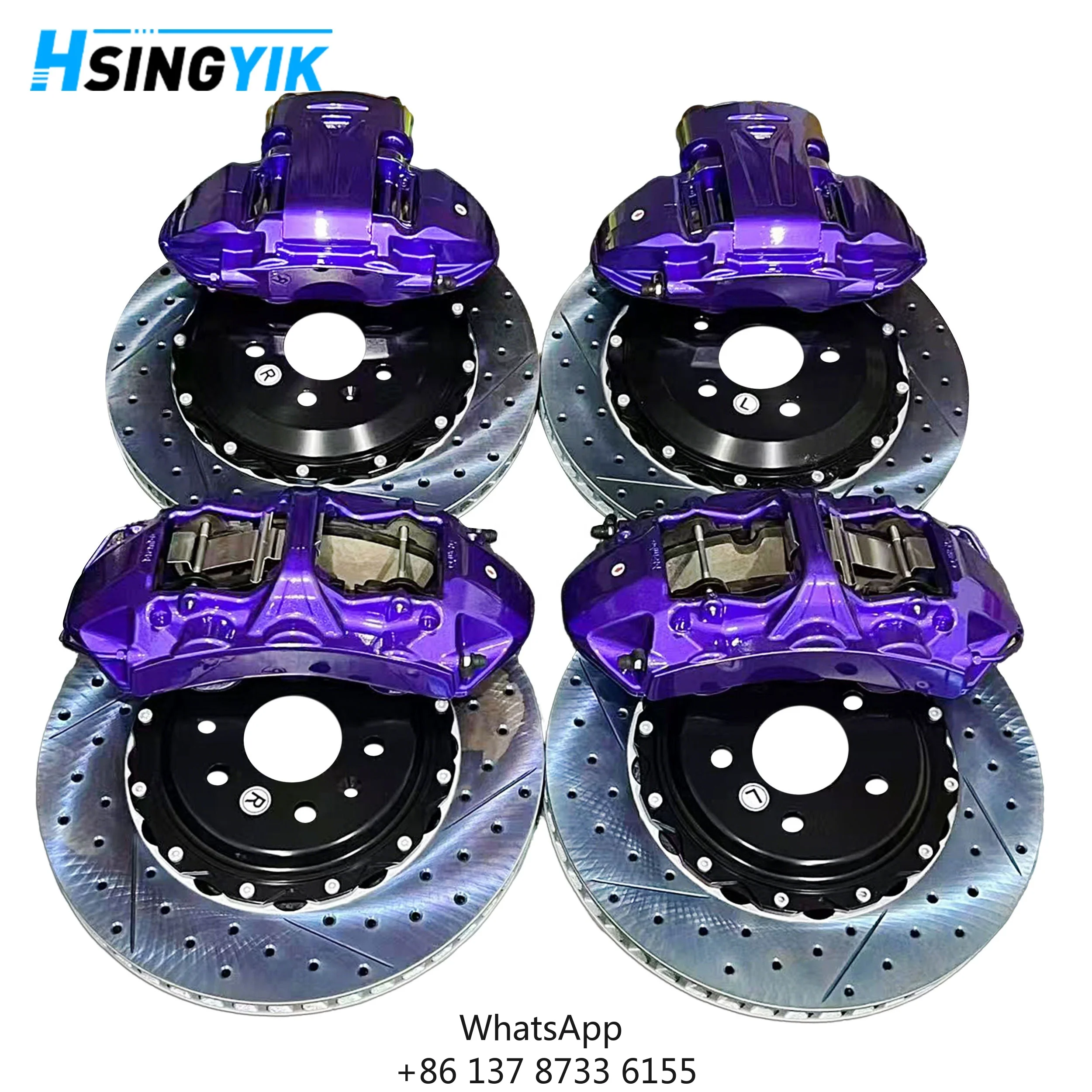 

Universal Car Brake Spare Part Steel Drilled And Slotted Floating Brake Disc For Audi for BMW