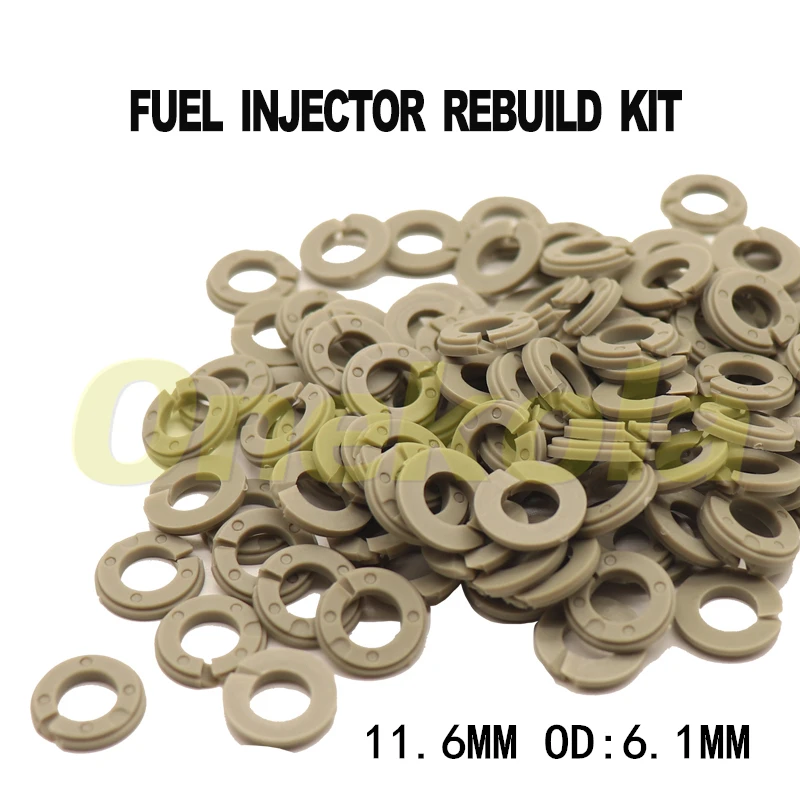 

500pieces Fuel injector Plastic Washer Gasket 11.6mm OD:6.1mm For VW Audi GDI fuel injector Parts EA888 03C906036M