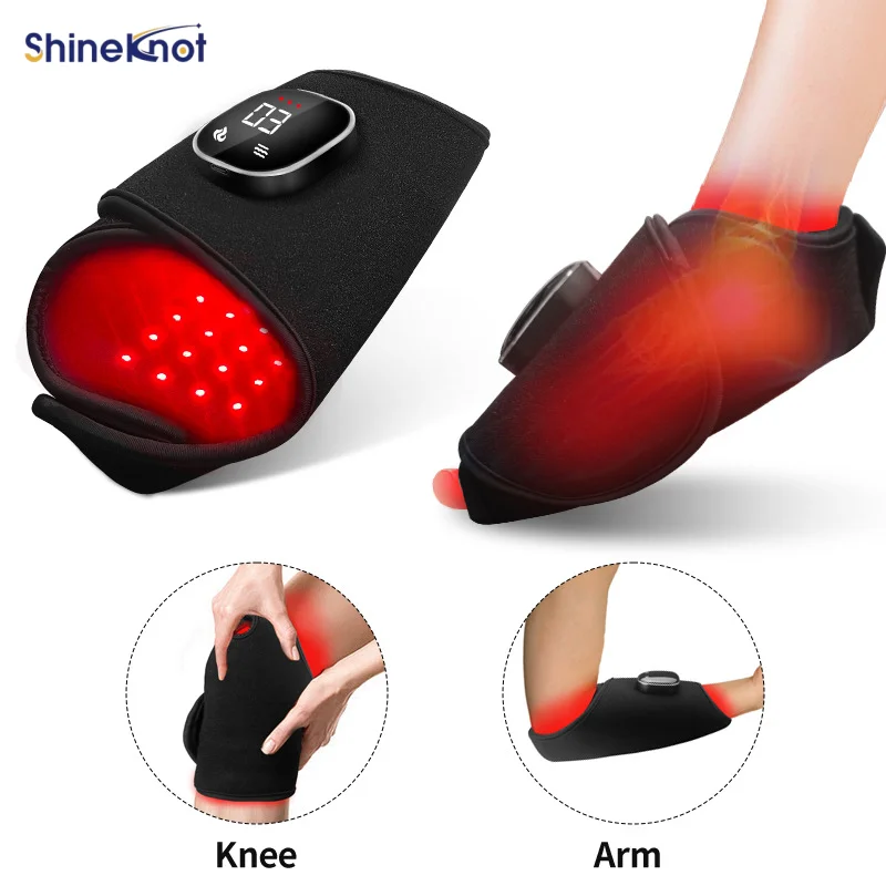 SHINEKNOT Red Light Foot Therapy Infrared Light Therapy Wrists Shoulders Knees Elbows Red Light Therapy Ankles Five-Speed Mode