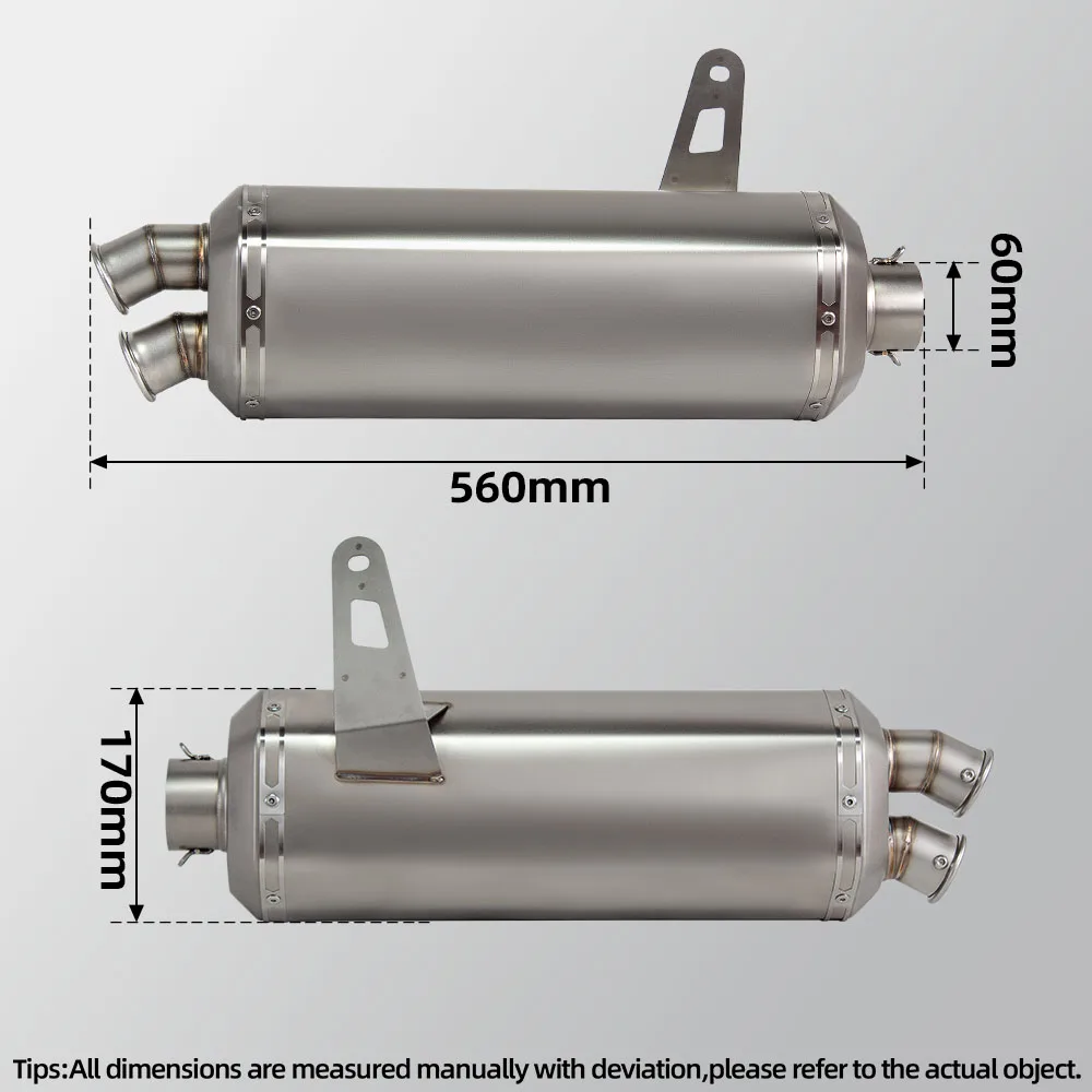 For Honda CRF1100L Africa Twin S/Adventure Sports/ES DCT 2020-24 Motorcycle Exhaust Full System Manifold Muffler with DB Killer