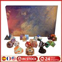 2023 Christmas Countdown Calendar Dice Advent Calendar DND Dice Advent Calendar Perfect for Dungeons and Dragons for Xmas Gift