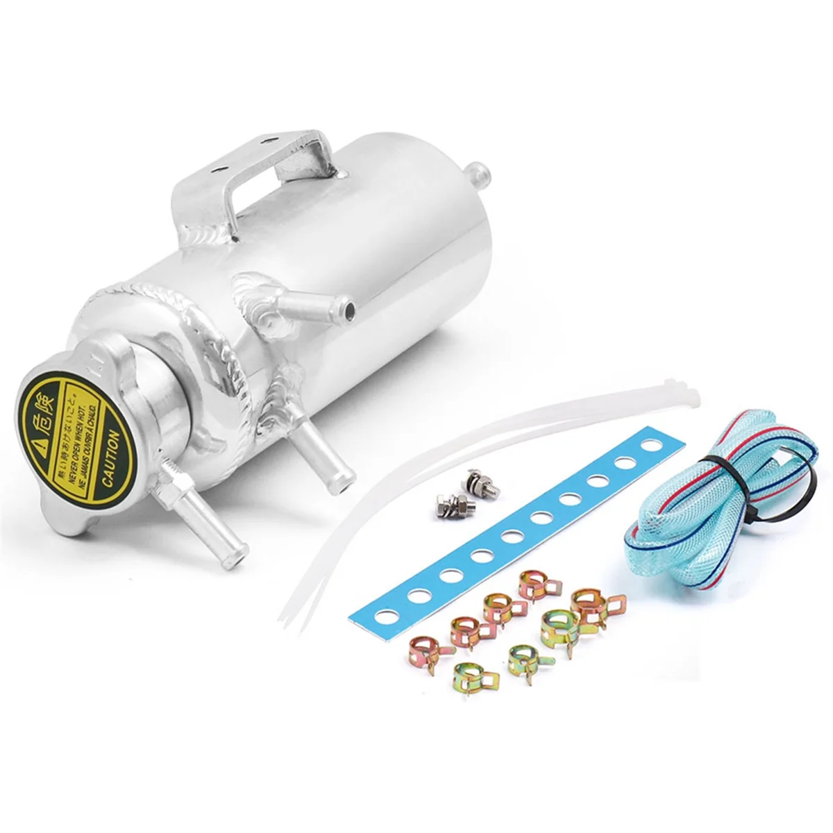 

Racing Universal Radiator Alloy Coolant Swirl Pot Breather Air Separator Tank Engine Coolant Catch Can