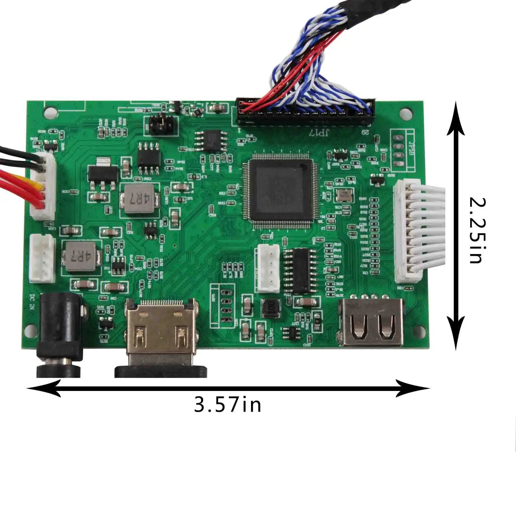 17,3 zoll 1920x1080 1000nit Hohe Helligkeit LCD Bildschirm Mit HD-MI USB LCD Bord